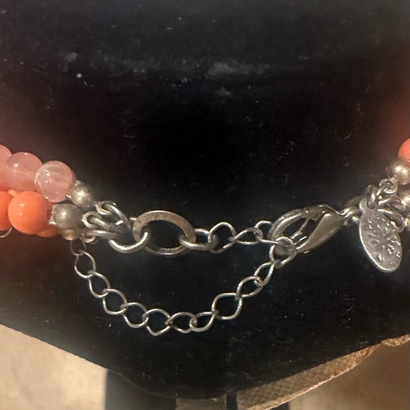 Banana Republic Multi-Strand Coral Toned  Necklace - Picture 3 of 5